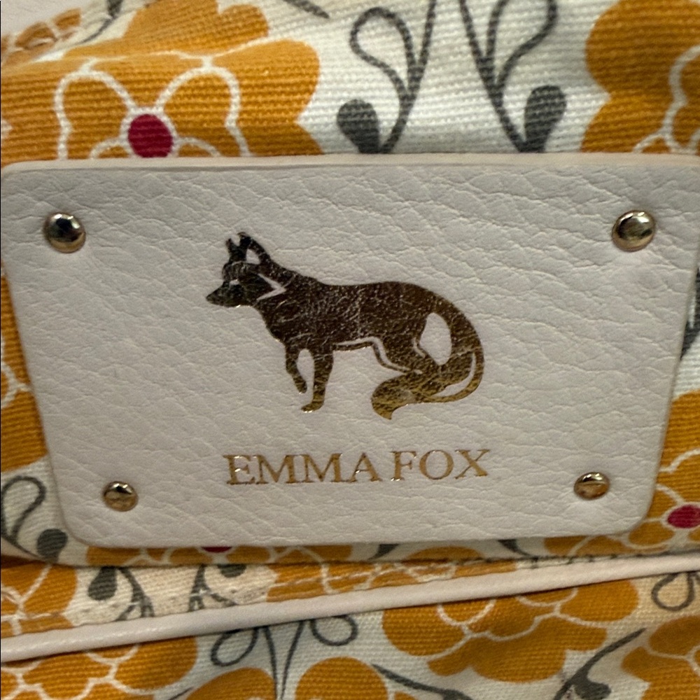Emma Fox Tan Leather Shoulder Bag with Black Straps - Picture 2 of 10
